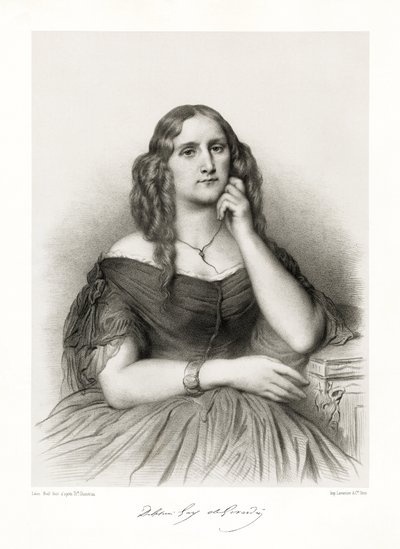 Delphine de Girardin by Théodore Chassériau